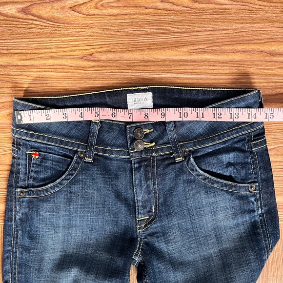 Hudson USA Signature Mid Rise Bootcut Jeans Size 26 - Picture 8 of 16